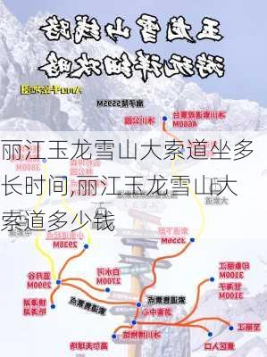丽江玉龙雪山大索道坐多长时间,丽江玉龙雪山大索道多少钱