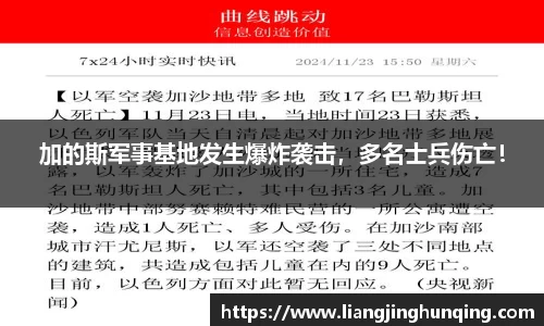 加的斯军事基地发生爆炸袭击，多名士兵伤亡！
