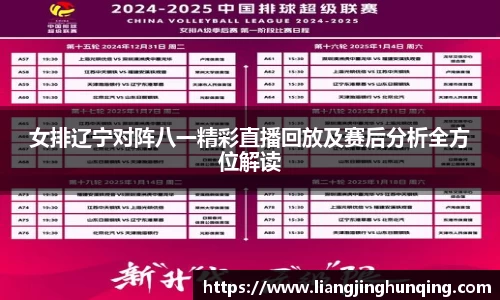 女排辽宁对阵八一精彩直播回放及赛后分析全方位解读